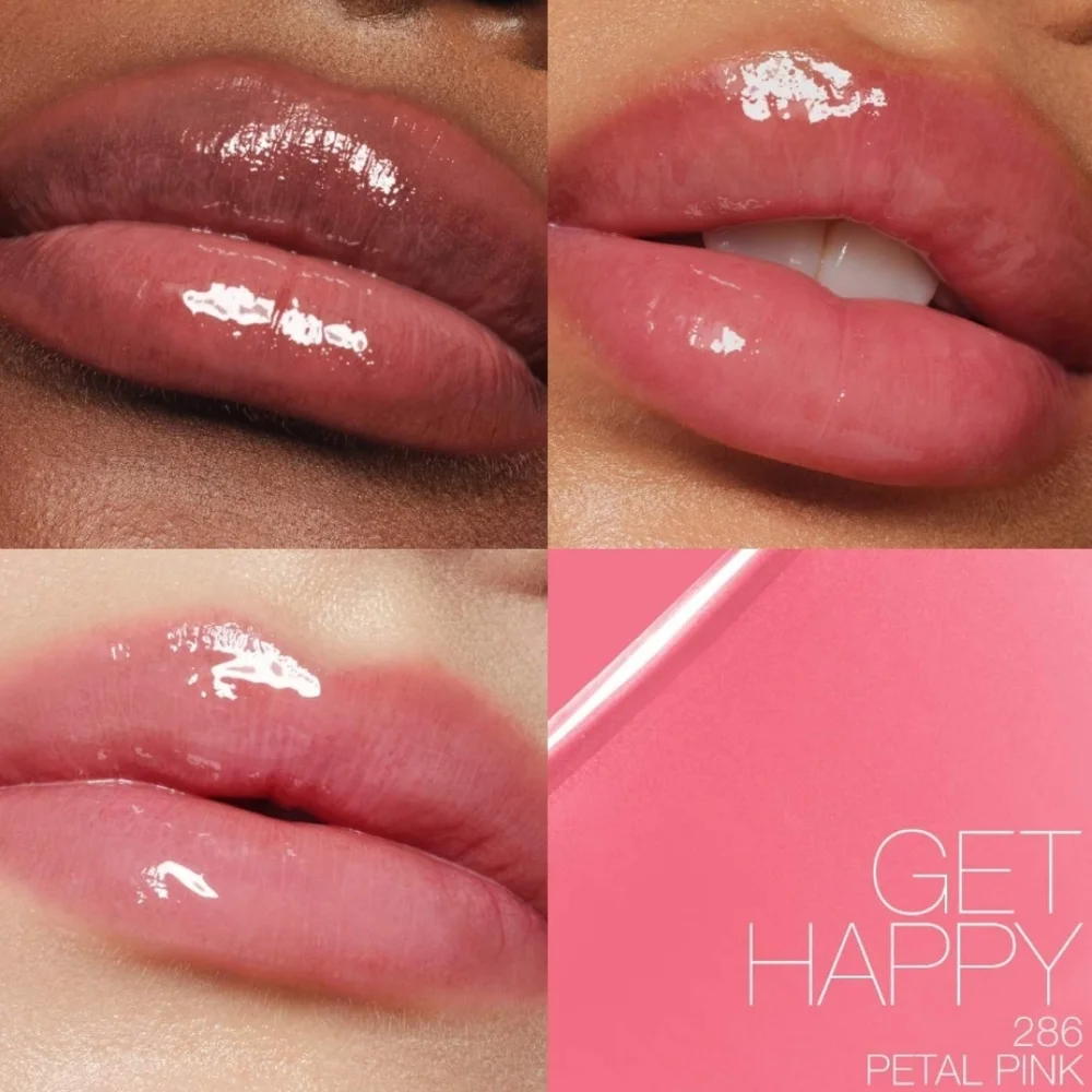 Get Happy NARS Afterglow Lip Shine Gloss Petal Pink Brand New in Box Full Size